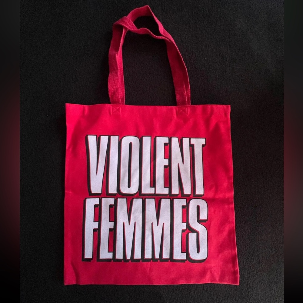 Violent Femmes Official Logo Tote Bag Music Band Group NWOT Purchased at Concert